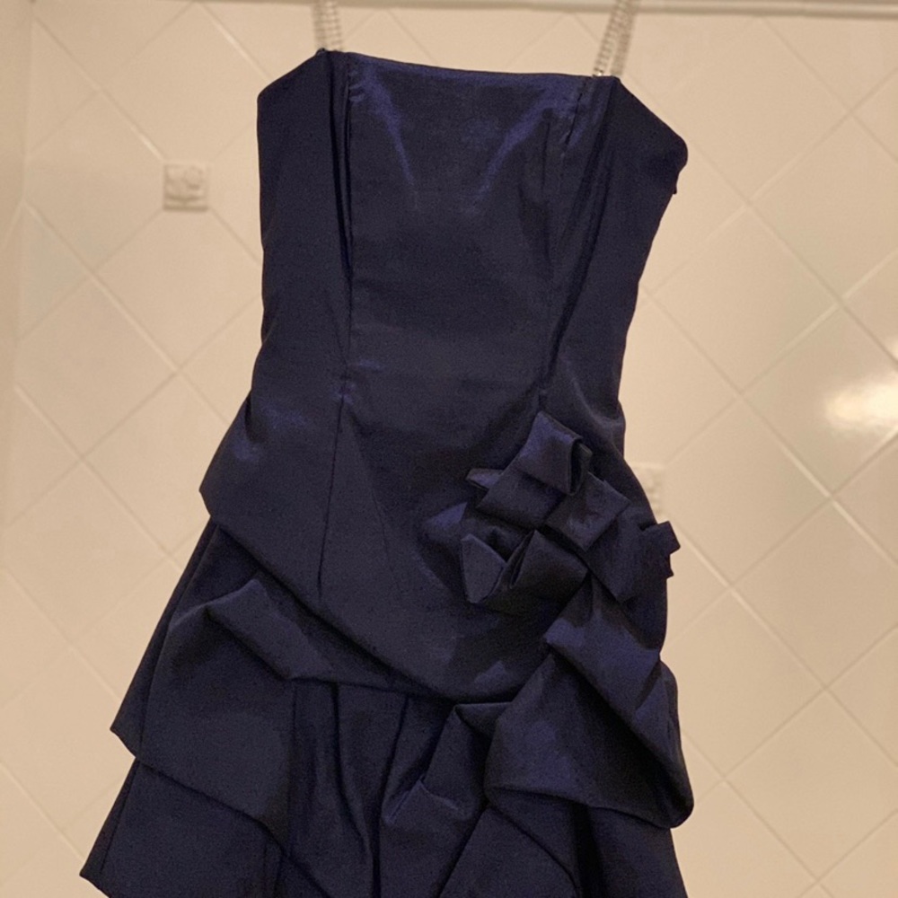 Navy blue Jessica McClintock dress
